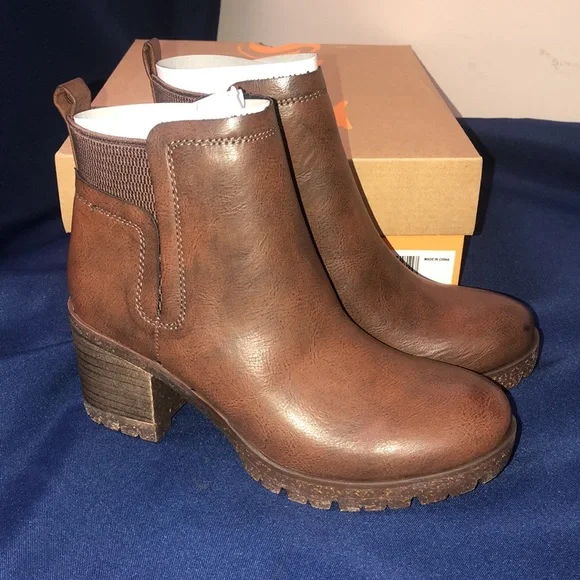 COPY - Korks Elsie brown ankle boots New with box size 8.5, - Picture 5 of 7